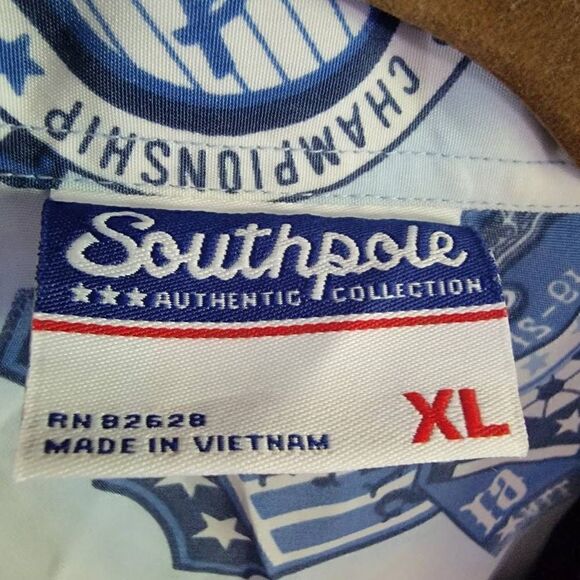 Southpole Vintage Button Down All Star SZ XL Mens Championship - Picture 5 of 7